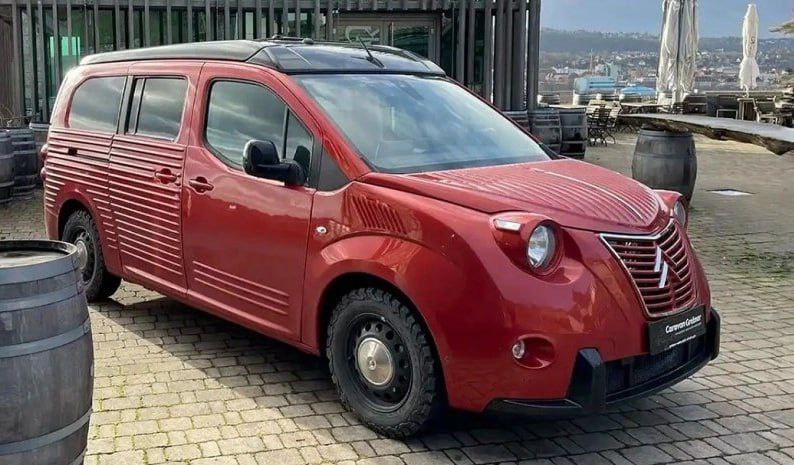 Citroen Berlingo превратили электрический автодом в ретро-стилеУ Citroen Berling