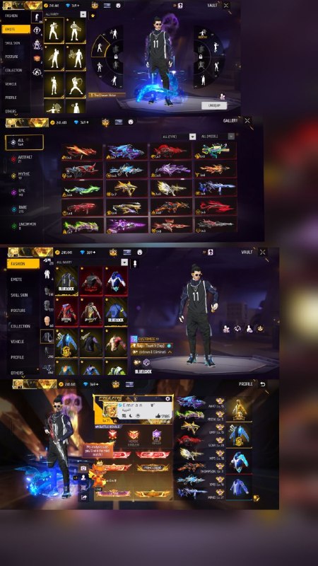 دنیای اکانت فری فایر freefire: 1️⃣ کد : 37311💪 لول اکانت : 71🌍 سرور: خاور💰 قیمت : 100mil🔫 دارایی اکانت : کل گان لولی پرایم 8 ست هم داخل فیلمطاق هم میزن