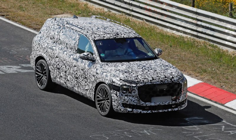 Новый Audi SQ9 проходит испытания на Нюрбургринге 2