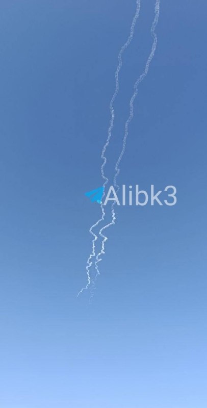 טילים איראניים משגרים לעבר מטרותיהם