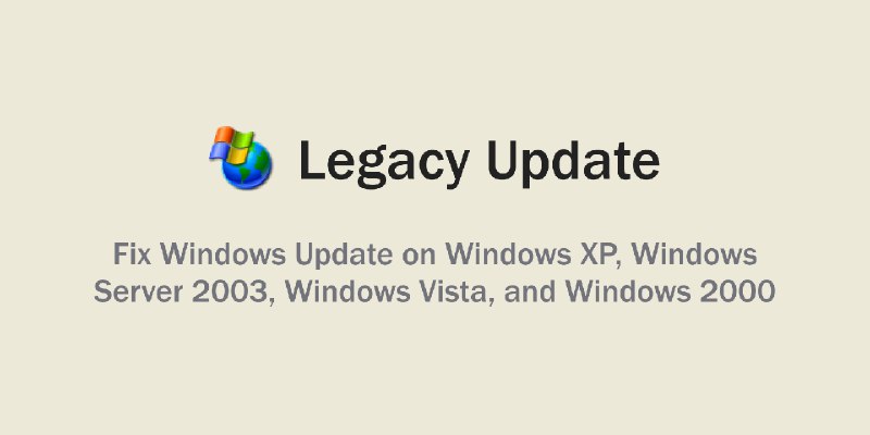 Microsoft Download Center Archive - Legacy Update