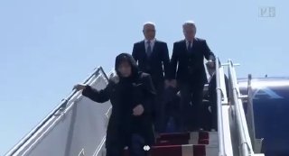 יו"ר הפרלמנט האזרי הגיע לטהרן