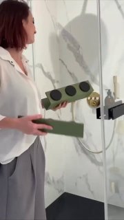 Магнитная полка для ванной Больше никакой пыли и грязи от инструментов, благодаря этой полочке, которая крепится на магниты. Дизайн и ремонт Please... - изображение 1 - telegram, view, магнитная