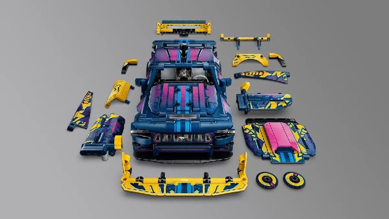 LEGO выпустила набор Mustang с возможностью тюнинга. В серии Custom Garage появился Ford Mustang GT, 4