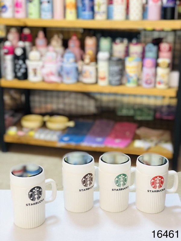 عمده فروشی قاسمی۸۸ صالح آباد: ✨ نام کالا : ماگ STAR BUCKS درب آینه ای ⚙️ کدکالا : 16461🏭 ساخت 🇨🇳📦 تعداد در کارتن :36💵قیمت :448/000👩‍💻ثبت سفارشات وصدور