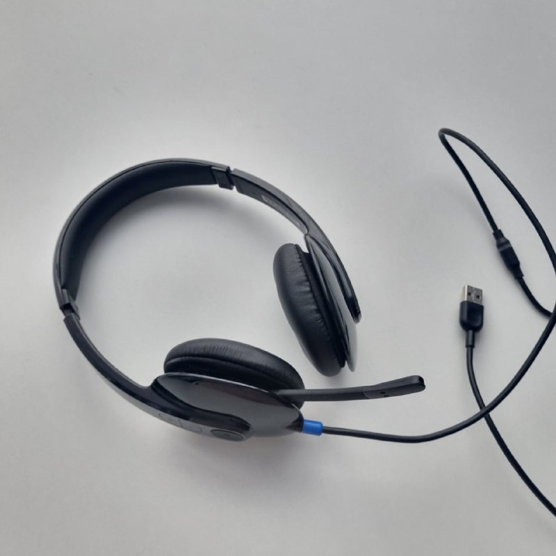 USB гарнитура (наушники с микрофоном) — 25 лари — фото 1