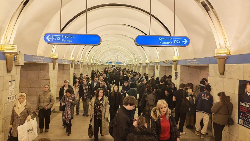 רכבות מפטרוגרדסקיה לקופצ'ינו נעצרו רכבות בקו הכחול של המטרו סנט פטרסבורג לכיוון "קופצ'ינו" עוברות זמנית רק…