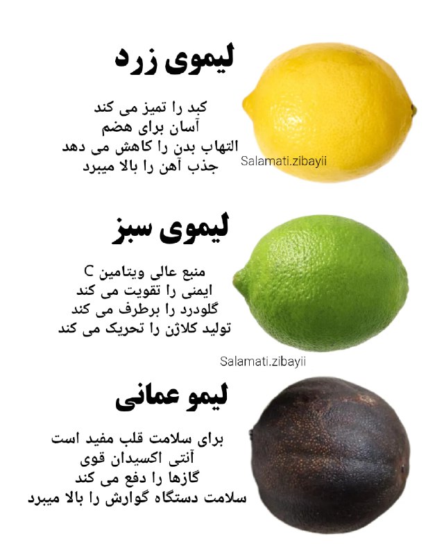 اطلاعات عمومی ❀: کدوم لیمو بیشتر دوست دارید؟ @newmatter