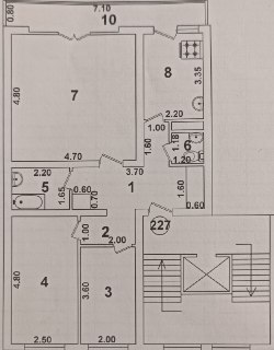 Продаётся 3-комната  85 000 y.e. алгортм31 3/6/9