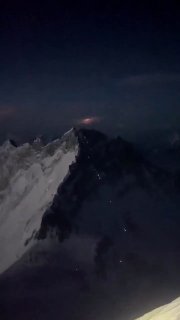 Mount Everest at night: a scary but spectacular place.Did you know? 🎓