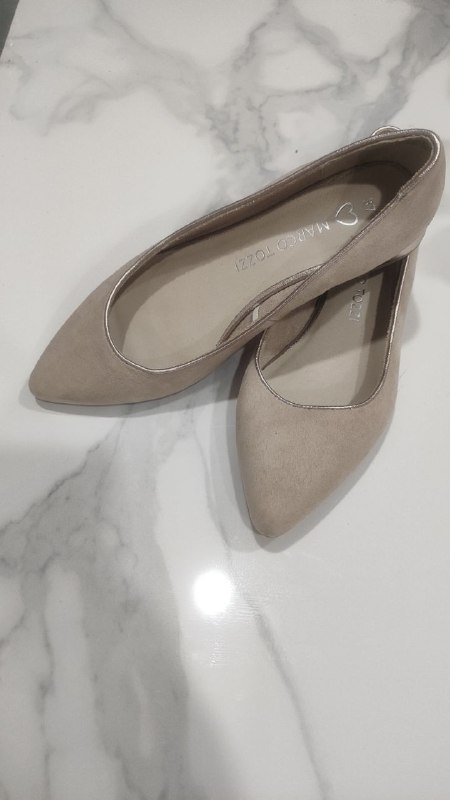 Балетки женские Marco Tozzi 36 размер. Надела один раз, не подошёл размер. 50 лари — фото 1