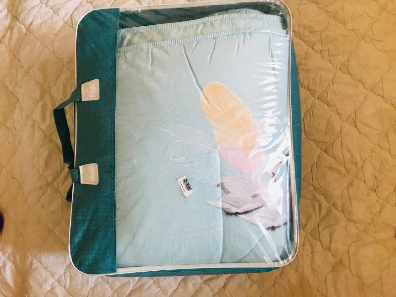 ✅Новое, двухспальное одеяло. Купили, так как думали родственники приедут в гости, но поездка отменил — фото 1