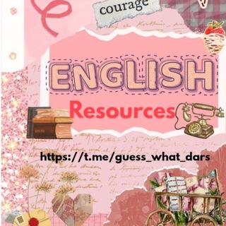 Telegram profile photo for ENGLISH RESOURCES