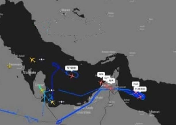 ️ 9 מטוסי תדלוק US KC-135R ו-KC-46A פועלים כעת מעל המפרץ