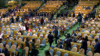 Serbian President Vučić personally attended Netanyahu's speech at UNGA while many delegations left the hall.