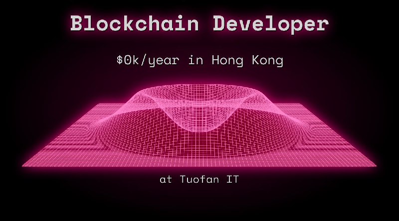 Web3 Blockchain Developer $0k in Hong Kong at Tuofan IT
