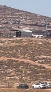 מתנחלים מתאספים באזור "אל-קרן - מיניה", מזרחית לבית לחם