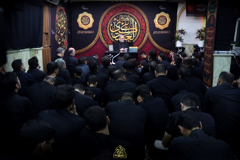 گل ياس: ﷽ ◼️⬛️◼️⬛️◼️گزارش تصویری مراسم عزاداری شب شهادت امام حسن عسکری (علیه السّلام) سال ۱۴۴۸ هجری قمری❌نشر مطالب با ذکر منبع ب