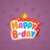 B-Day Candle #202
