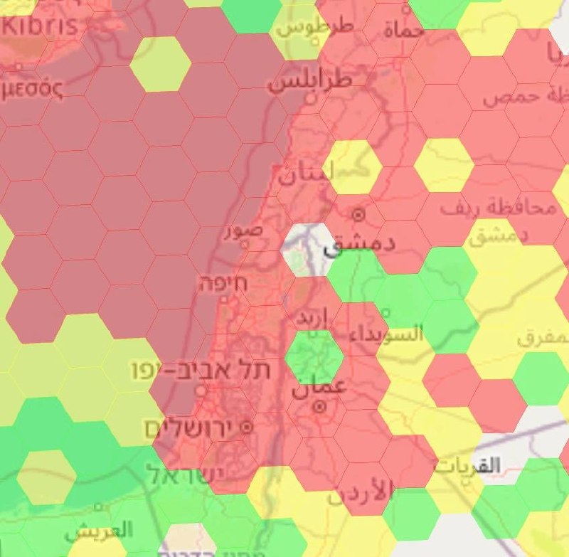 🇮🇱- דווח על שיבוש ב-GPS בשבי צפון ישראל, במיוחד באזור חיפה&33;