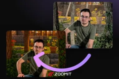 Zoomit | زومیت: بکگراند تصویرتان را به سبک ماینکرفت تبدیل کنیددنیای مکعبی و پیکسلی بازی Minecraft همواره برای گیمرها و تولیدکنندگان محتو