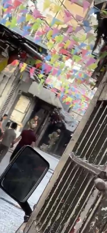 The occupation forces attack the old city of Nablus