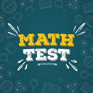 Telegram profile photo for MATEMATIKADAN TESTLAR