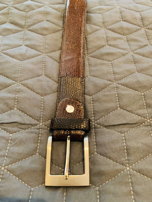 Ремень из кожа игуана — 70 лари — фото 1