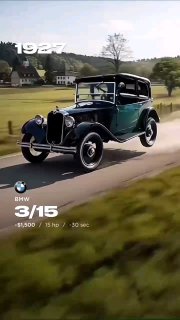 1927 — BMW 3/151933 — BMW 3031951 — BMW 5011956 — BMW 5071962 — BMW 15001972 — B