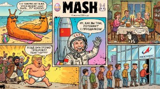 С Днём космонавтики, Пасхой и Днём рождения рок-н-ролла — сегодняшний день о-о-очень богатый на праздники. Среди всей суеты нашли для вас самое интересное — и собрали в нашем Mash-дайджесте. Пожалуйста:— "США начнут блокировать все суда, которые попытаются