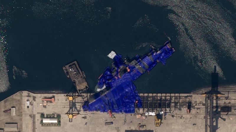 Kim Jong Un’s fury after watching North Korea’s new navy destroyer crippled in botched launch