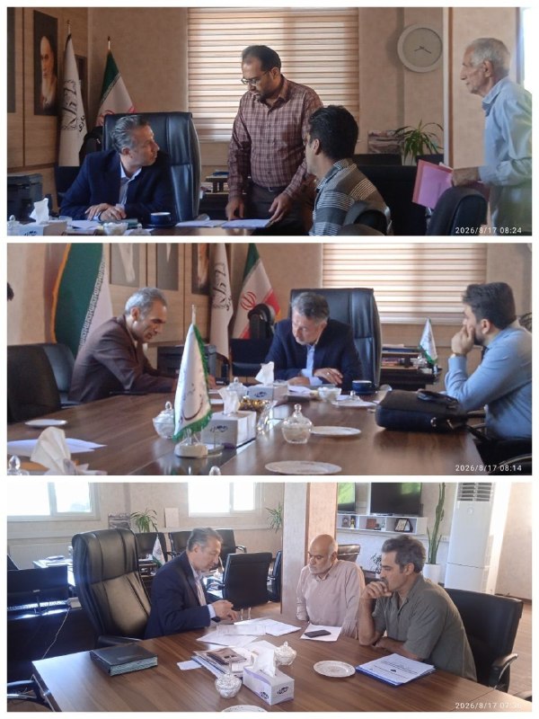 پایگاه خبری صدای نهاوند: 💠 دیدار هفتگی شهردار نهاوند با شهروندان✅یوسفی نوید شهردار نهاوند در چارچوب ملاقاتهای مردمی، امروز دوشنبه با جمعی از شهرو