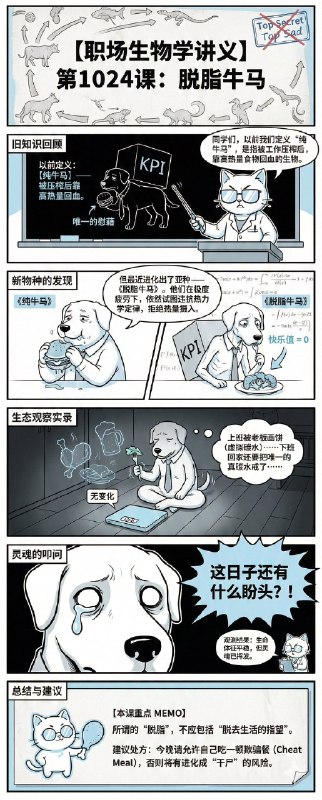 你是纯牛马，还是脱脂牛马？