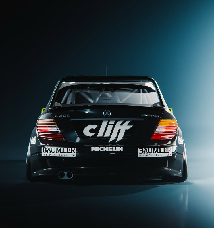 Mercedes C200 Evo - Cliff Opel Calibra Tribute 5