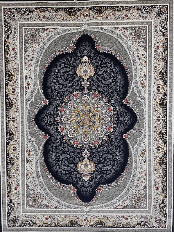 Molavi Carpet | فرش مولوی: محصولى جدید ازكلكسيون فرش مولوی⭕️ نام فرش: زاگرس⭕️ زمینه : سرمه ای⭕️ شانه: ۷۰۰⭕️ تراكم : ۲۵۵۰ 🔸مشاوره رایگان🔸تضمين اصالت