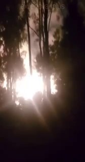 🇷🇺🇺🇦️ - צילומים מציגים את השיגור בו-זמני של שישה טילים בליסטיים איסקנדר-M ממחוז בריאנסק ברוסיה לעבר קיי…