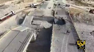 🔸 תמונת אוויר של התקפת האויב על גשר קהוריסטן