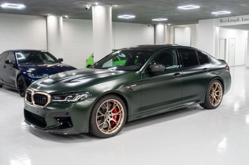 🇩🇪 BMW M5 CS (F90) в цвете Frozen Deep Green metallicДвигатель ─ бензиновый V8