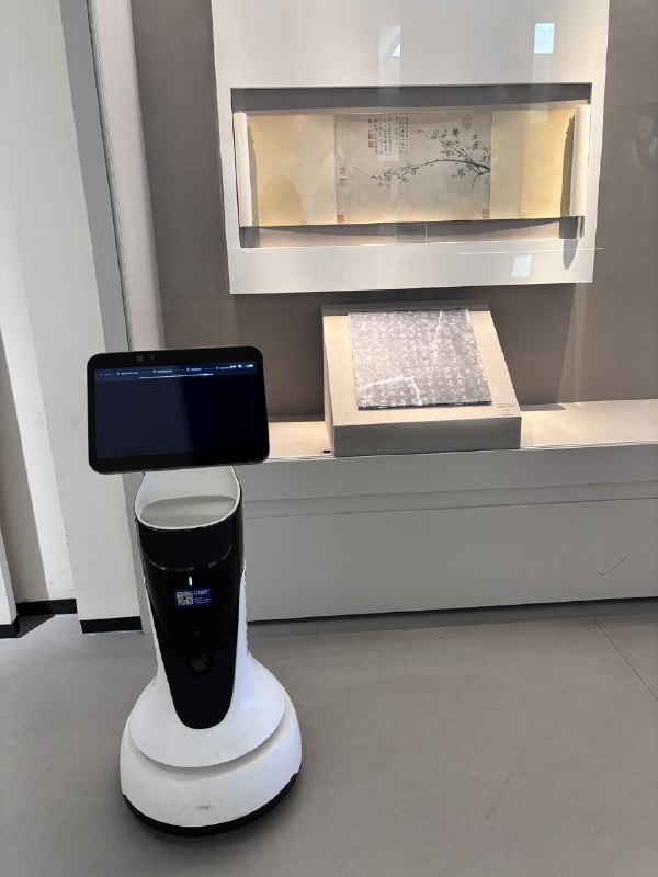 博物馆没有工作人员，只见到几个机器人