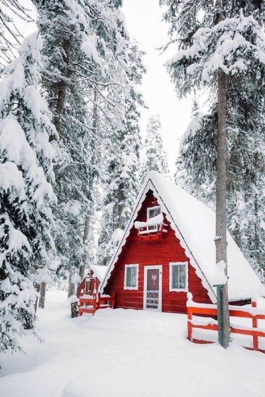 Самое красивое зимнее украшение это конечно же, снег! Он превращает природу, любой город и дом в сказочное и волшебное пространство, погружая нас в... - изображение 2 - снег, дома, telegram