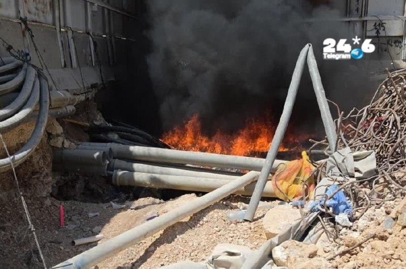 🇮🇱 המשטרה פתחה בחקירה בעקבות שרפת כבלי חשמל באתר של עבודת הרכבת הקלה בירושלים. נסיבות האירוע בבדיקה.