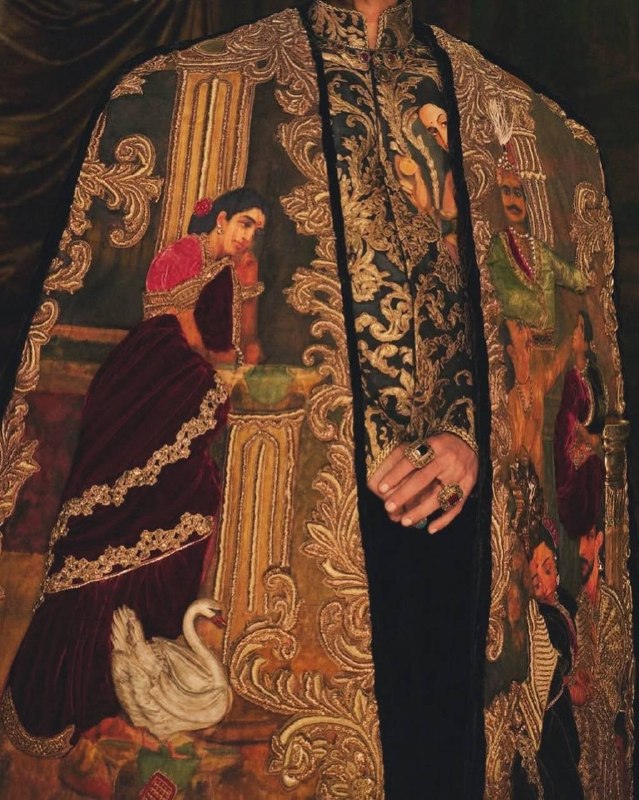 На фоне посещения бутика De Gournay смотрите в Stories я рекомендую посмотреть обзор Met Gala 2026. Чаще всего индийские выходы игнорируют, считая ... - изображение 8 - фоне, посещения, бутика