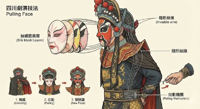 川剧变脸，这是这样操作？