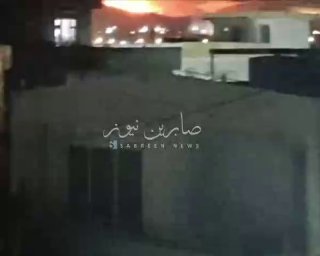 שריפה פרצה מאחד מבסיסי הצבא האמריקני בעיר סולימאני.
