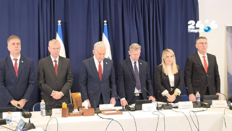 🇮🇱 A minute of silence in the government in memory of the war victims and those murdered on 7.10.