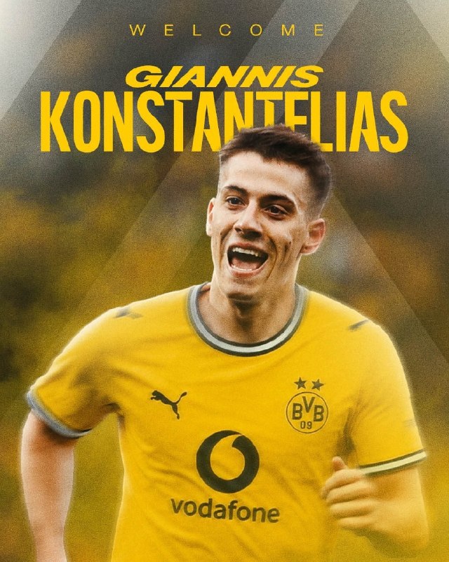 نقل و انتقالات فوتبال: 🌐 #لیگ_آلمان 🇩🇪 🚨📰⚽️ هیر وی گو | یانیس کونستانتلیاس، هافبک 23 ساله و یونانی پائوک با عقد قراردادی به ارزش 32 میلیون یورو
