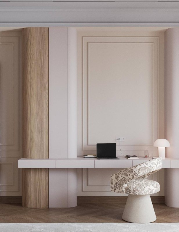 Нежная и элегантная получилась комната. Как вы думаете, чья это комната? Дизайнер Джамиля - изображение 8 - комната, нежная, элегантная