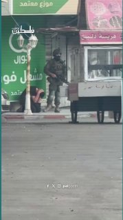 בסצנה פרובוקטיבית חייל ישראלי התעלל בצעיר במהלך התקיפה על העיר ג'נין, הבוקר.
