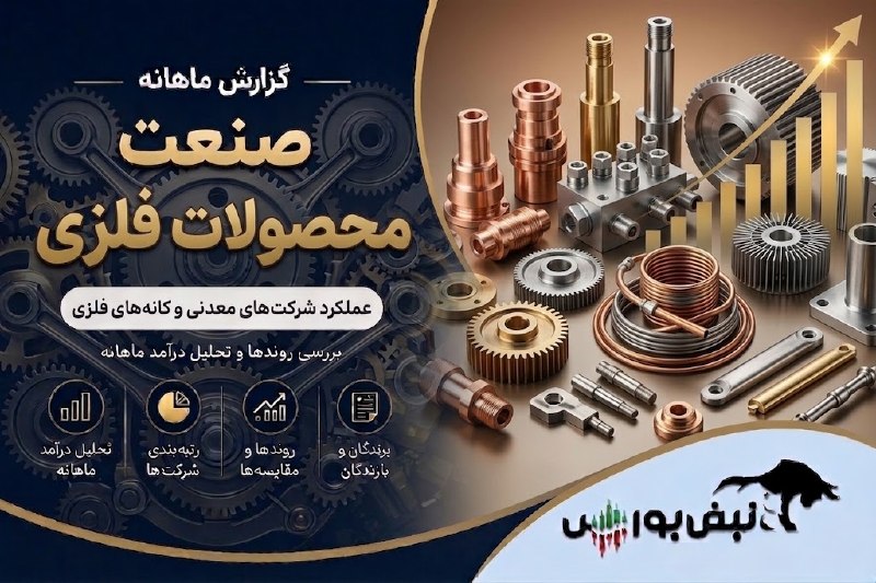نبض بورس | اخبار بورس: 🚨⭕️ گزارش ماهانه صنعت محصولات فلزی تیر ۱۴۰۵ | جهش ۱۹۳ درصدی فاراک و رکوردشکنی فجام و فبستم🔴خلاصه گزارش در یک نگاه✅فاما ب