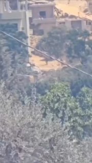Israeli military vehicle overturns during bulldozing operations in southern Lebanon